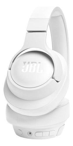 Fone De Ouvido Bluetooth Jbl Tune 720bt Branco Dobrável