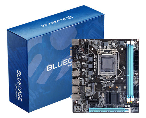 Placa Mãe Bluecase Bmbh61 Ddr3 Lga 1155 1000 H61