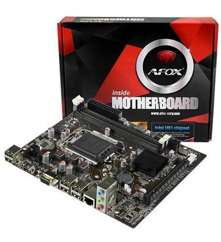 Placa Mãe Afox Ih61-ma5 Micro Atx Ddr3/vga/hdmi Lga 1155 H61