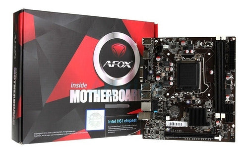 Placa Mãe Afox Ih61-ma5 Micro Atx Ddr3/vga/hdmi Lga 1155 H61