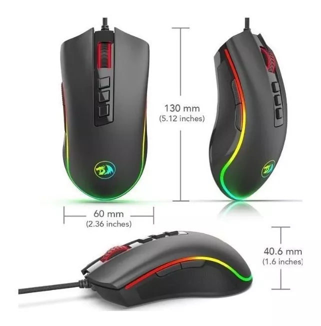 Mouse Redragon Cobra Chroma M711 Preto