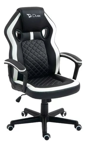 Cadeira Gamer Duex Vortex Dx9026bw Cor Preto/Branco