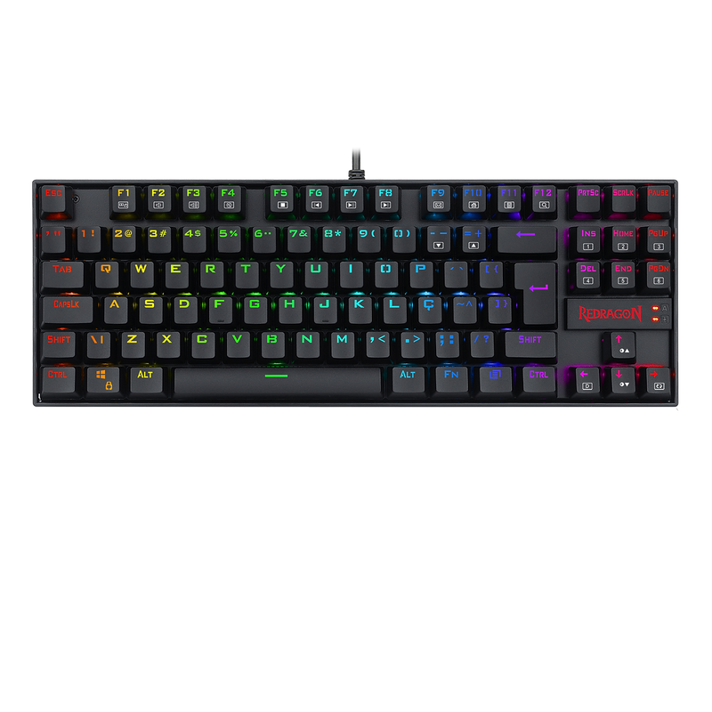 Teclado Gamer Kumara Pro Redragon RGB Switch Preto