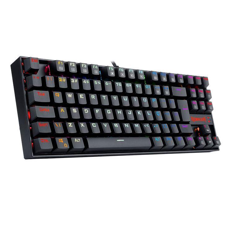 Teclado Gamer Kumara Pro Redragon RGB Switch Preto