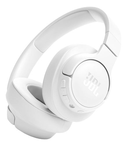 Fone De Ouvido Bluetooth Jbl Tune 720bt Branco Dobrável