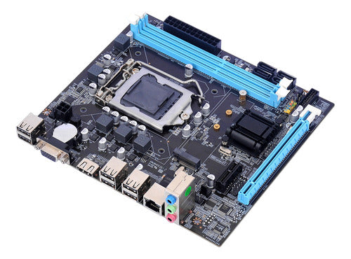 Placa Mãe Bluecase Bmbh61 Ddr3 Lga 1155 1000 H61